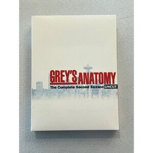 Grey's Anatomy 2006 DVD Complete Second Season Drama TV Show Pre-Owned